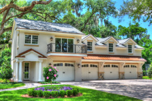 Garage house with four stalls