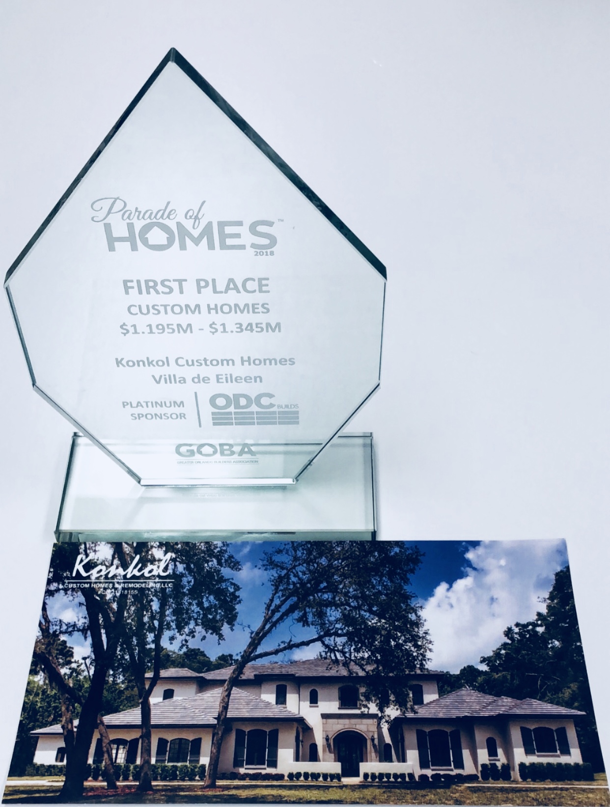 Konkol Parade of Homes Award