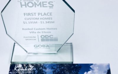 Konkol Custom Homes Wins 1st Place in GOBA Parade of Homes
